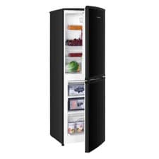 Image of Cookology 50/50 Fridge Freezer 142L Freestanding 48cm - Black CFF1425050BK