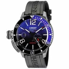 Image of U-Boat 9519 Sommerso Ceramic Blue Watch