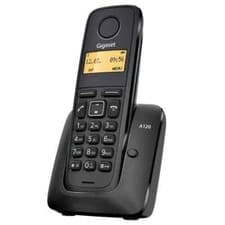 Image of Gigaset A120 Cordless Phone Expandable – Single Handset – Black