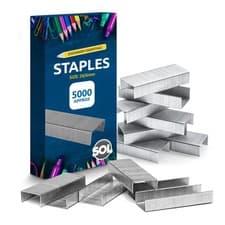 Image of 5000 Office Staples 26/6 | Standard Fit 26/6mm Staples for Desktop Staplers
