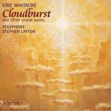 Image of Eric Whitacre Cloudburst and Other Choral Works (Layton, Polyphony) (CD) Album