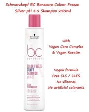 Image of Schwarzkopf BC Bonacure Color Freeze Silver pH 4.5 Shampoo 250ml