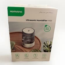Image of Homvana H101 Ultrasonic Humidifier Boxed Complete Unused Damaged Box
