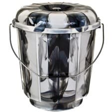 Image of VPL Double Colour Bucket With Lids & Handle Storage Cleaning Garden Colours/Size