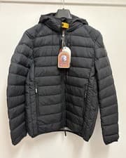 Image of Parajumpers Last Minute Hooded Down Jacket Black RRP £465.00