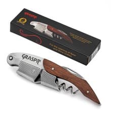 Image of waiters style corkscrew and bottle opener