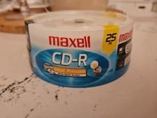 Image of Maxell CD-R 25 Pack 700 MB 80 Min Max 48X Data Music Photos Brand New Seal