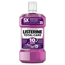 Image of LISTERINE TOTAL CARE ANTIBACTERIAL CLEAN MINT MOUTHWASH ORIGINAL 250ML NEW