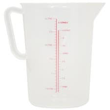 Image of Measuring Jug Plastic Kitchen Bar Polypropylene Measuring Jug 0.5L 1L 2L 3L 5L
