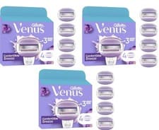 Image of Gillette Venus Comfortglide Breeze Razor Blades | New| 3 Packs of 4 | 12 Refills