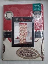 Image of Curtain single panel, fully lined, Belgrave, 229cm drop, 150cm wide.
