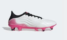 Image of ADIDAS Mens White Copa Sense 1 Football Boots Soft Ground UK 7 NEW Ref 153