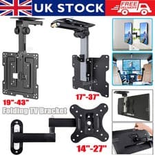 Image of TV Wall Bracket Ceiling Mount Tilt Swivel for 14-43 Inch Monitor LCD LED Camper