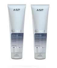 Image of ASP System Blonde Ice Blonde Charcoal Shampoo & Conditioner 275ml