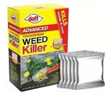 Image of 10x Doff Advanced Glyphosate WeedKiller Concentrate Weed & Root Killer Sachets