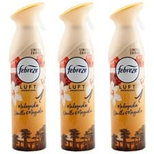 Image of Febreze Air Freshener Madagascar Vanilla & Magnolia 3X 185Ml Eliminates Odors