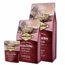 Image of Carnilove Kitten Food Salmon & Turkey Grain-Free Cat High Quality Meal 400g-6kg