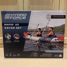Image of Hydro-Force 2 Person Inflatable Kayak Set - Rapid X2 - Brand new & sealed