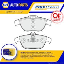 Image of Brake Pads Set fits MERCEDES C220 2.2D Rear 2008 on Proformer 0004200205