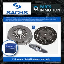 Image of Clutch Kit fits AUDI A2 8Z0 1.4 00 to 05 Sachs 036141032P 036141032E 036141025P