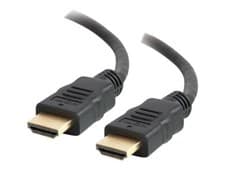 Image of C2G 1m Black High Speed HDMI With Ethernet Cable (HDMI Type A Standard) 4K Ultra