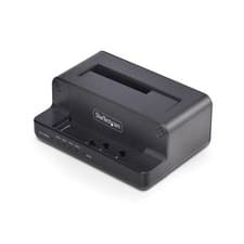 Image of StarTech.com M.2 NVMe to 2.5/3.5 SATA Drive Duplicator Dual Bay Standalone SSD C