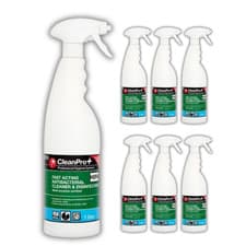 Image of Clean Pro+ Antibacterial Cleaner & Disinfectant Spray 6 x 1 Litre