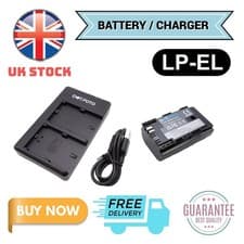 Image of LP-EL Battery or Charger for Canon Speedlite EL-1 EL-5 flashgun