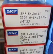 Image of 1PC SKF 3204 A-2RS1TN9/MT33 double row angular contact ball bearing