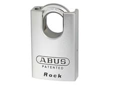 Image of ABUS Mechanical 83/55Mm Rock Hardened Steel Padlock Closed Shackle ABU8355CS