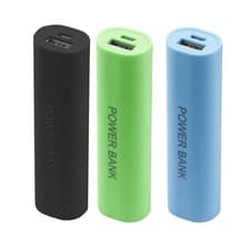 Image of Portable Charger - Lightweight USB Power Bank - Multi-Color 3000mAh