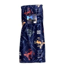 Image of Harry Potter Hogwarts Throw Blanket Hufflepuff Slytherin Ravenclaw Gryffindor