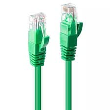 Image of Lindy 5m Cat.6 U/UTP Network Cable Green
