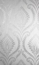 Image of Crown Estelle Damask Wallpaper