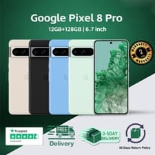 Image of NEW Google Pixel 8 Pro 5G 128GB Dual-SIM Smartphone 12GB SIM-Free -ALL COLOUR UK