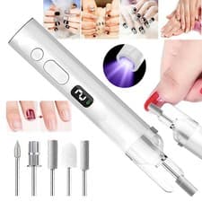Image of Electric Nail File Drill Portable USB Manicure Pedicure Machine Set Professional