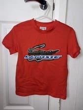 Image of Lacoste T-shirt Boys Age 8 Orange
