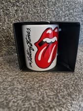 Image of Official Licensed The Rolling Stones Mug Lips Logo Mug Ceramic Retro Music New