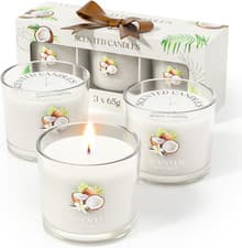 Image of CHILLFLAME Candle Set, Scented Candle Gift Set for Her, 3 Scented Votive Candle