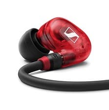 Image of Sennheiser IE 100 Pro Red Monitoring IEM Earphones 508942