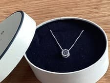 Image of Links Of London Effervescence Blue Diamonds Pendant Necklace