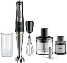 Image of Braun MQ9138XI Hand Blender Chopper & Grinder MultiQuick 9 0.6L 1200w Black