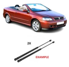Image of NEW FOR VAUXHALL ASTRA G T98 CABRIO 01-05 TAILGATE BOOT STRUTS PAIR GAS SPRINGS