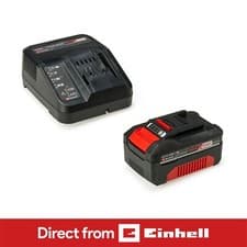 Image of Einhell 4.0Ah Battery And Charger For All Power X-Change 18V Starter Kit 3A