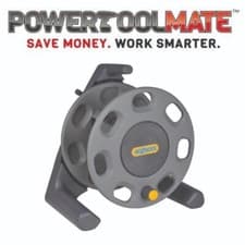 Image of Hozelock 2410 Compact Empty Hose Reel 30m Freestanding Lightweight Garden Water