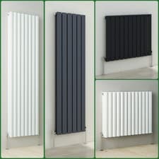 Image of Designer Radiator Flat Panel Oval Column Horizontal Vertical Central Heating Rad