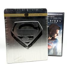 Image of DVD : Superman Ultimate Collector's Edition Steel Book *NEW* Bonus Man Of Steel