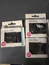 Image of 2x Mr Lacy Flatties Black Shoelaces 130cm Length 10mm Width with 4x extra