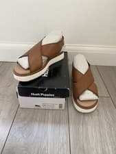 Image of Hush Puppies Ladies Sandal, Clarissa Cross Over , Tan, UK Size 7 BNIB