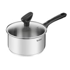 Image of TEFAL Titanium Edition Saucepan Stainless Steel Pot Pan 18cm 2.2L All Hobs
